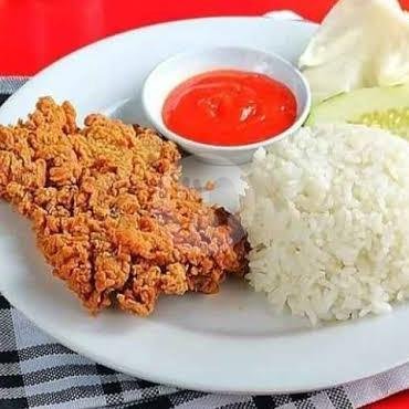 NASI + OSENG AYAM menu Warmindo Power Rangers