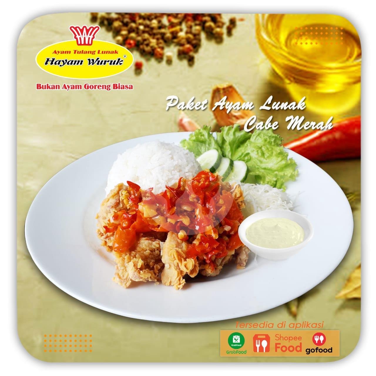 Paket Lunak Sambal Ijo menu Ayam Tulang Lunak Hayam Wuruk, Padang