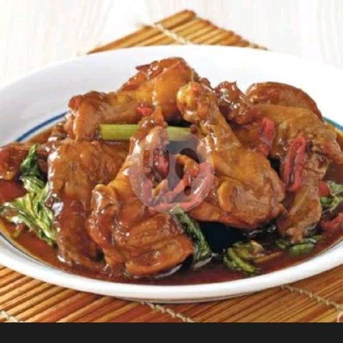 Nasi Ayam Asem Manis menu Burjo Babe