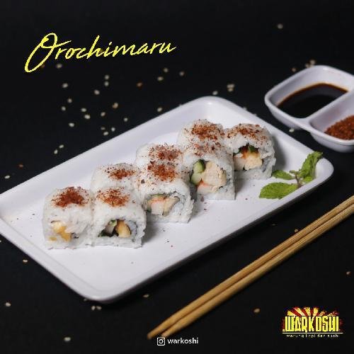Salmon Nigiri menu Warkoshi (Warung Kopi dan Sushi), Semarang Selatan