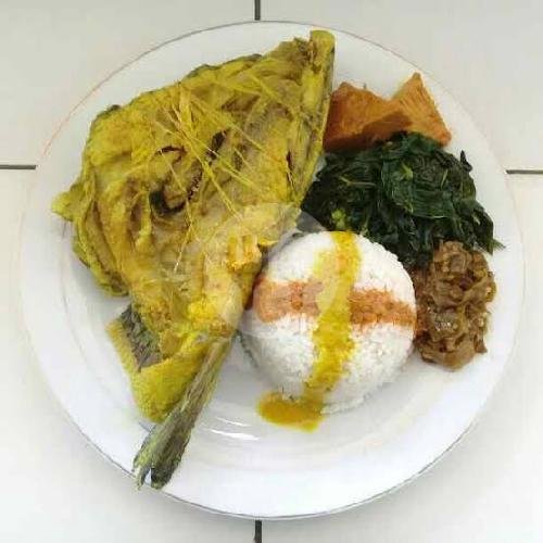 Nasi Ayam Rendang menu RM Padang Waringin Baru, Utan Kayu Raya