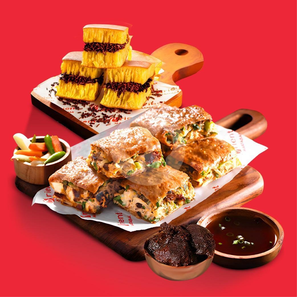 B1G1 - Martabak Telur Ayam Special Rendang Gratis Martabak Coklat Meses ( Reguler ) menu Martabak Orient, Ciputat Timur