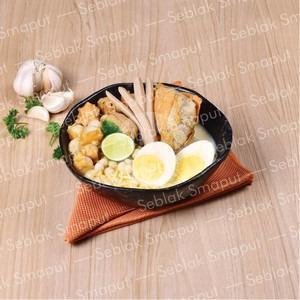 Seblak Komplit Double Topping Ceker + Dumpling Keju menu Seblak Smaput 13A, Cipinang