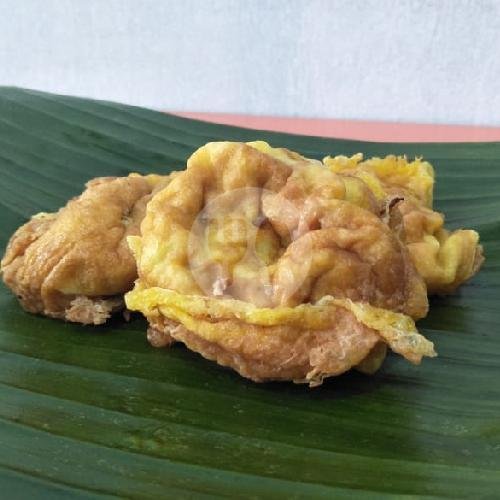 Telur Asin menu Pecel Pincuk Gumilang, Ngentak