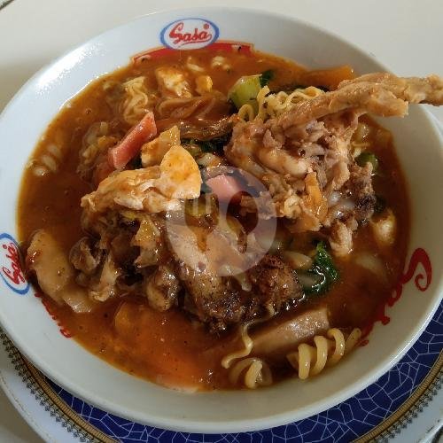 Seblak komplit Tulang + Ceker menu Kedai Seblak Teteh Diah 1, Harjamukti, Kalijaga
