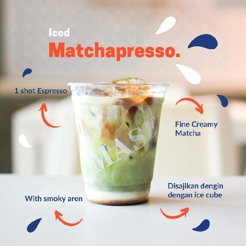 Matchapresso menu Mase Coffee Lab, Kasihan