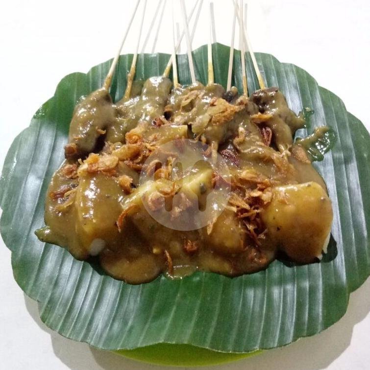 Sate Daging 9 Tusuk + Ketupat menu Sate Padang Ajo Buyung