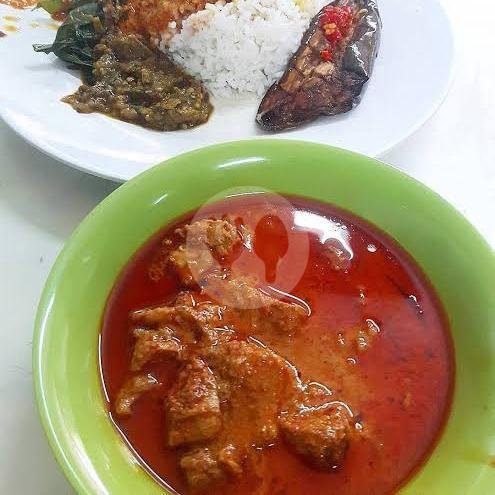 Nasi + Daging Cincang + Sayuran Lengkap menu Rumah Makan Talago Banta, Tebet