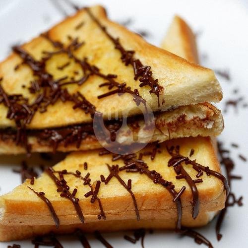 Roti Bakar Coklat Keju menu Bubur PaPaburjo, Unsil