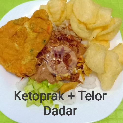 Ketoprak + Telor Ceplok menu Ketoprak Faiz, Beji
