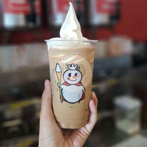 Ice Cream Latte menu Mixue, Jogja