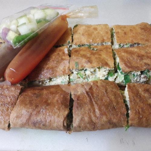 Telor Bebek Tiga Isi Daging Sapi menu Martabak Melayu, Makasar