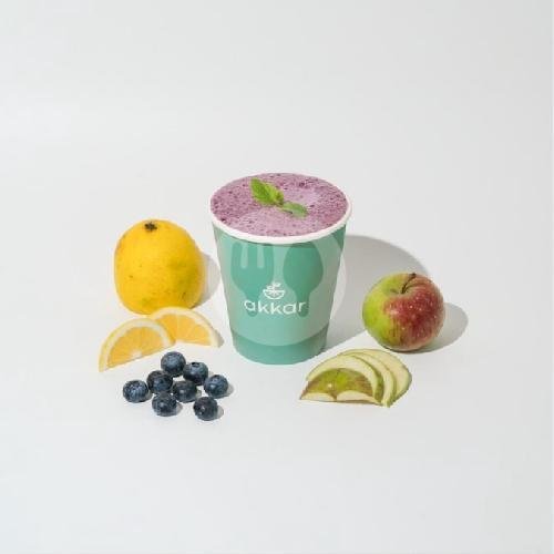 Blueberry Bliss menu Akkar Juice Bar, Mergangsan