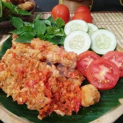 Ayam Geprek + Nasi menu Warung Makan Dapur Online