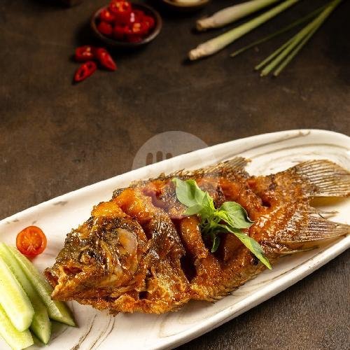 Gurame Bakar Madu menu Lalawuh Sunda, Ngestiharjo