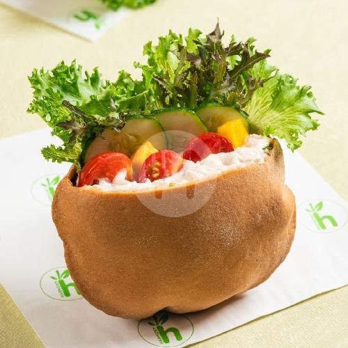 Crispy Pocket Tuna Mayo Pesto menu Harmony Salad Bar & Juice, Cibubur