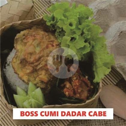 Boss Cumi Darbe (Dadar Cabe) menu Boss Cumi (Nasi Sambel Cumi Pedas), Tamantirto