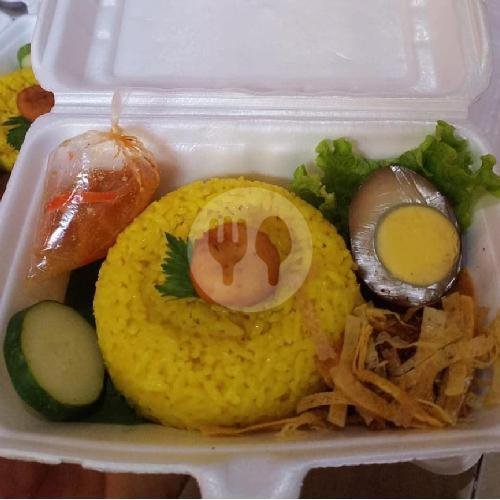 Nasi Kuning Telur Ayam 1/2 Mika menu Nasi Kuning Berkah Selera, Danukusuman