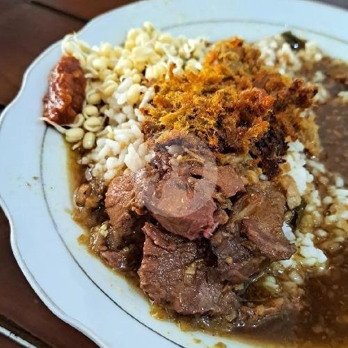 Nasi Rawon menu Warung Bu Kusman Lama (Depan Meteor Cell), MT. Haryono