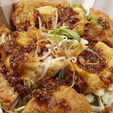 Gado-gado Tanpa Telor menu Tahu Gimbal dan Gado- gado Bu Ir, Tulus Harapan