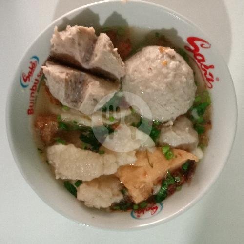 Nasi Putih menu Bakso Pakde Suyat, Cikoko Barat Dalam