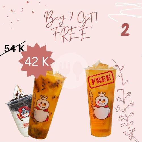 Promo Banding 1 : Mango Oat Jasmine + Grape Sundae + Grape Fruit Tea menu Mixue Pringlangu Pekalongan, Pekalongan Barat
