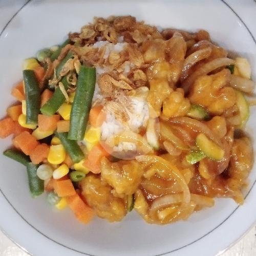 Ayam Saos Asam Manis menu Nasi Goreng Wae Ces, Ampera Raya