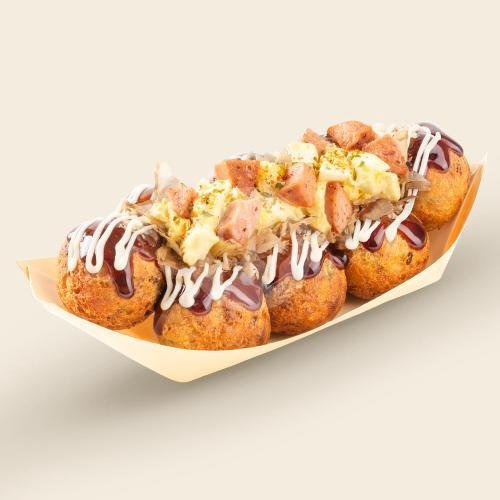 Teritama Takoyaki + Sausage menu Gindaco, Kokas