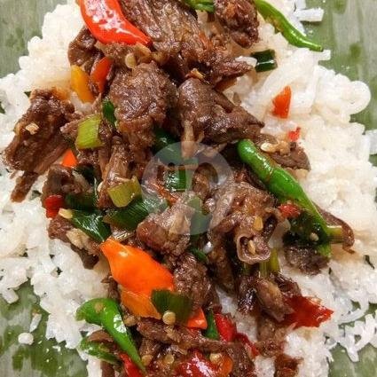 Roti Bakar Nanas Stroberi menu Soto Betawi Muale