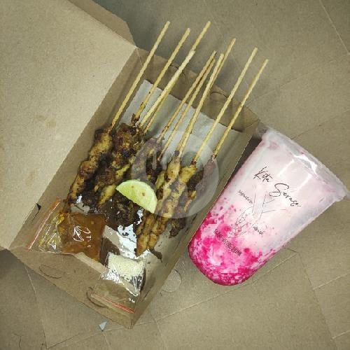 Ayam Bakar Madu + Nasi menu Sate & Dapur Mas Ky, Wonocolo