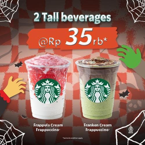 New Frappula Cream Frappuccino menu Starbucks, Hayam Wuruk Plaza