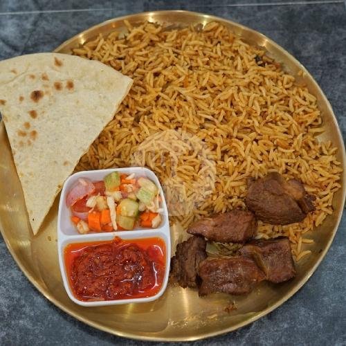 Nasi Biryani Kari Sapi menu Kebuli By Khan 1, Padalarang