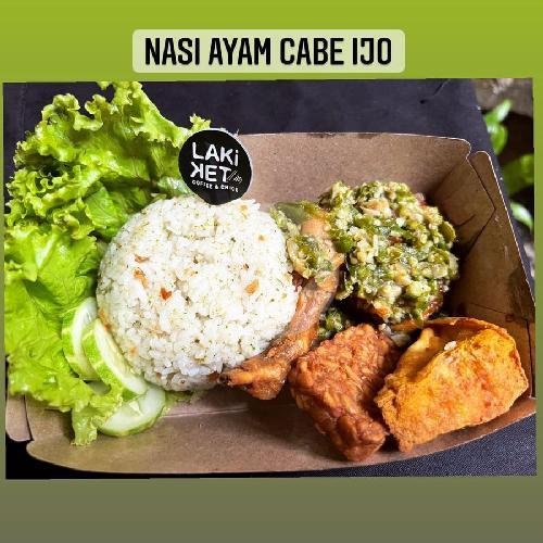 Nasi Telor Krispi Cabe Ijo menu Lakiket Coffee & Chick, DR. Sutumo