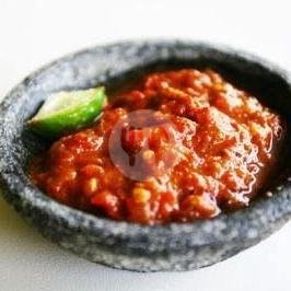 Sambal Terasi menu Ayam Bledek, Wonoasih