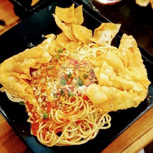 Mie Mbledos Level3 menu Nasi Goreng Warung Nugroho, Bubutan