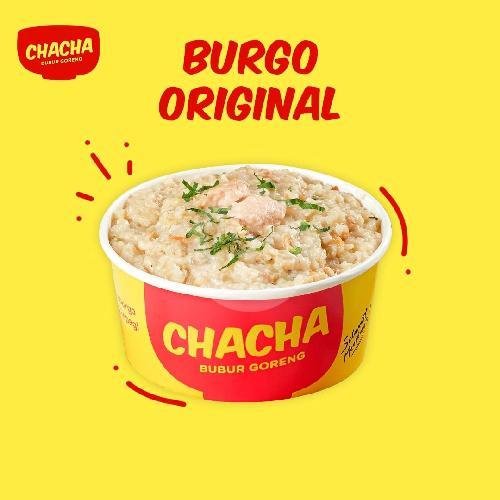 Bubur Goreng Ori M menu Chacha Burgo Tebet