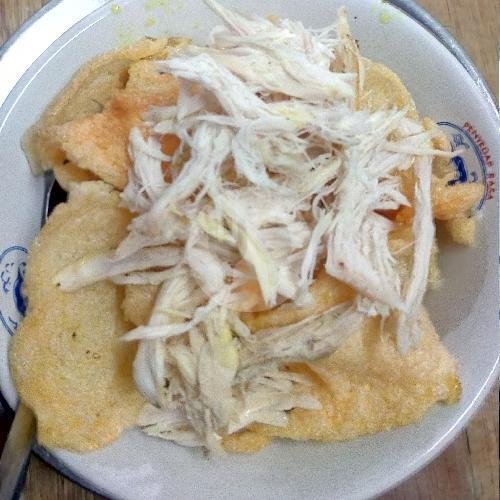 Bubur menu Bubur Sop Ayam Kampung Mas Pelet