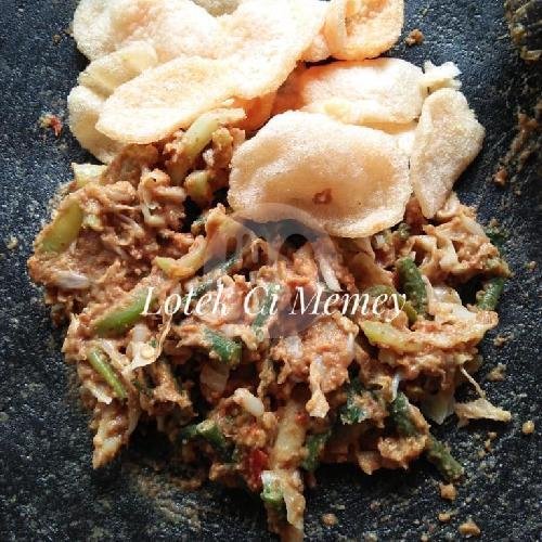 Lotek Matang + Tahu menu Lotek Ci Memey, Pagarsih
