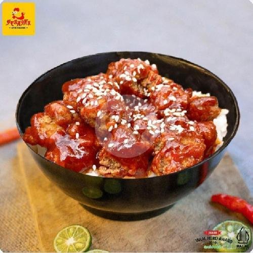 Rice Box Taichan Kulit + Sunny Egg menu Sate Taichan Senayan, Babarsari