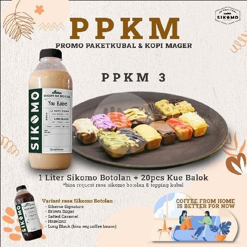 Kue Balok Polos menu Kue Balok & Kopi Sikomo, Subang