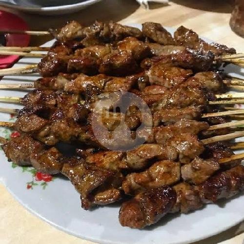 Sate Ati Kambing 1 Porsi ( 10 Tusuk ) menu Sate & Gule HM Kamil, Stasion Selatan