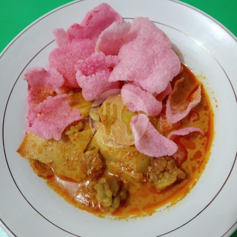 Lontong Gulai Rebung Dan Tunjang menu Lontong Padang Asli Masakan Uni Yen, Jagakarsa
