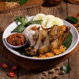 Paket Nasi + Puyuh menu Bebek Kaleyo Express, Grogol