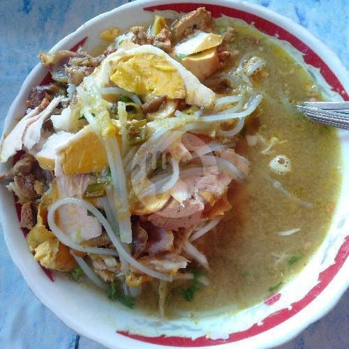 Soto Ayam Spesial + Nasi menu Warung Seroja Soto Ayam Lamongan, Lowokwaru