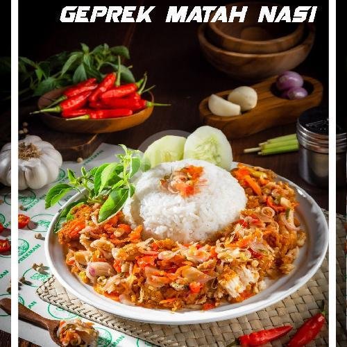 Geprek Nasi Uduk menu Prekman Ayam Geprek, Tanjung Priok