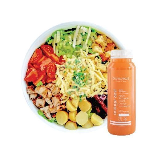 Spicy Caesar Bowl menu Crunchaus Salads, Oro Oro Dowo