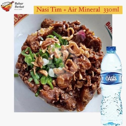 Bakmi Ayam + Air Mineral 330ml menu Bubur Berkat, Alamanda Indah 14