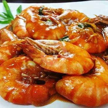 Cumi Lada Hitam menu Si Dzul Seafood & Juice, Debong Wetan, Dukuhturi