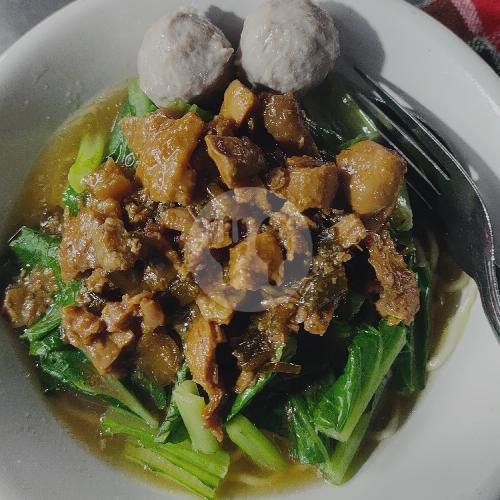 Kerupuk Uenak menu Mie Ayam Bakso Solo Mas Gepeng