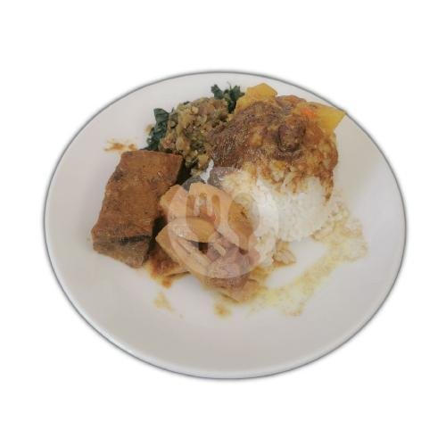 NASI GULAI KALIO LIMPA UNI MEGA menu NASI RENDANG DAN SATE PADANG UNI MEGA, MENDUT REGENCY